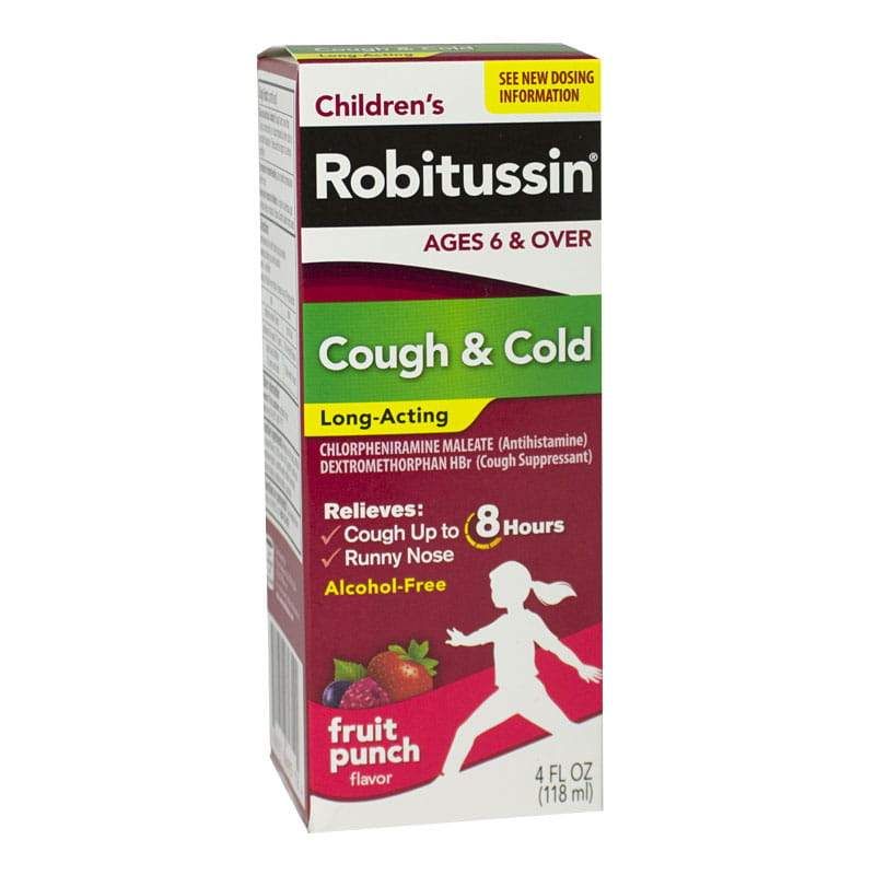 12 Wholesale Travel Size Robitussin Childrens Cough Cold 4 Oz. at