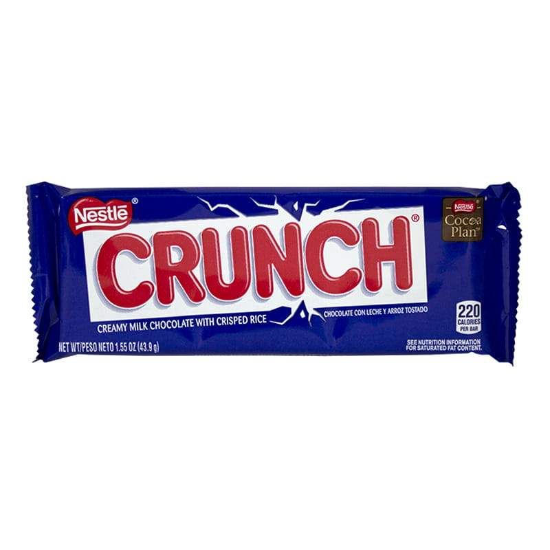 72 Wholesale Chocolate Bar Nestle Crunch Chocolate Bar 1.55 oz at
