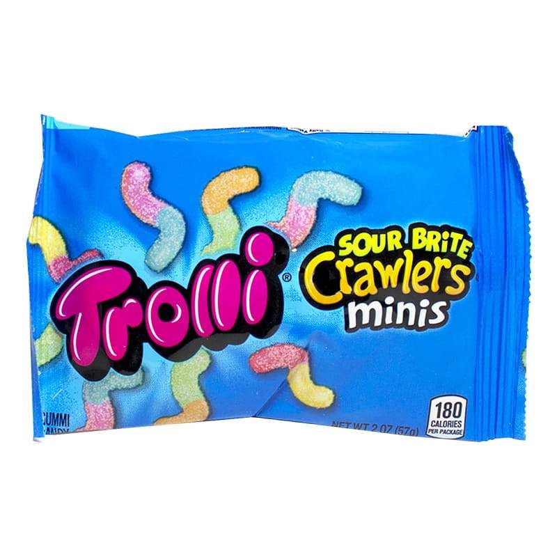 trolli sour brite crawlers stuffed giant plush worm