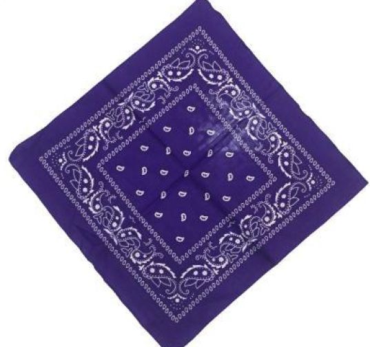 purple bandana pants