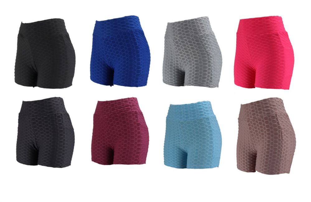 60 Wholesale Assorted Color Bubble Shorts at