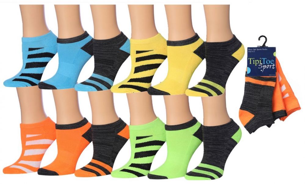 20 Wholesale Teen Boy's/Women's Cushioned Low Cut Socks w/ Arch Support ...