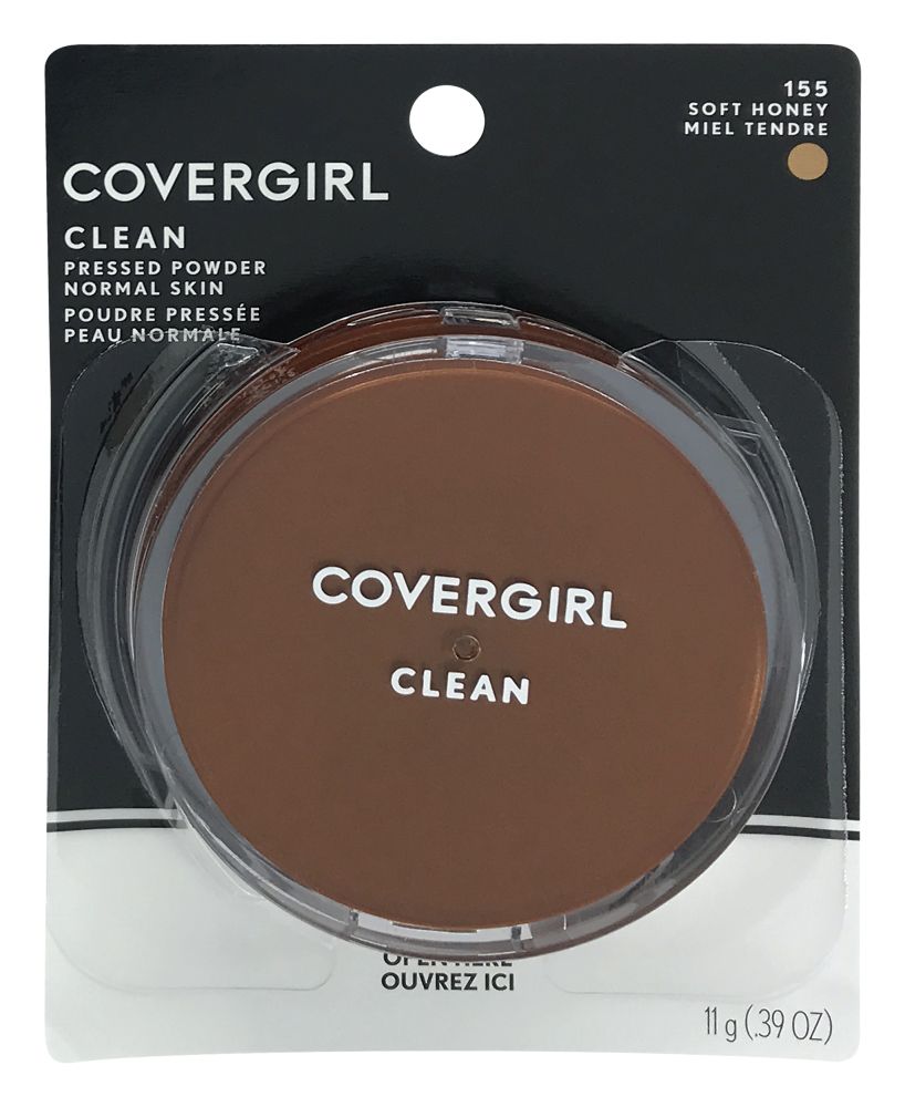 4 Wholesale Covergirl Clean Pressed Powder 155 Soft Honey at