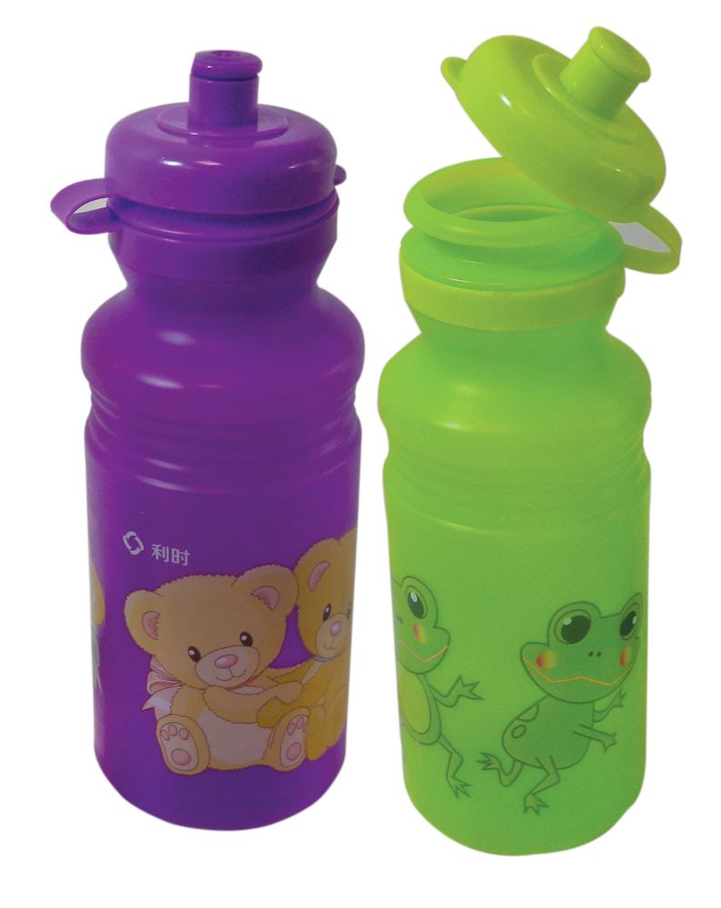 24 Wholesale Water Bottle Childrens 16 Ounces Assorted Designs at