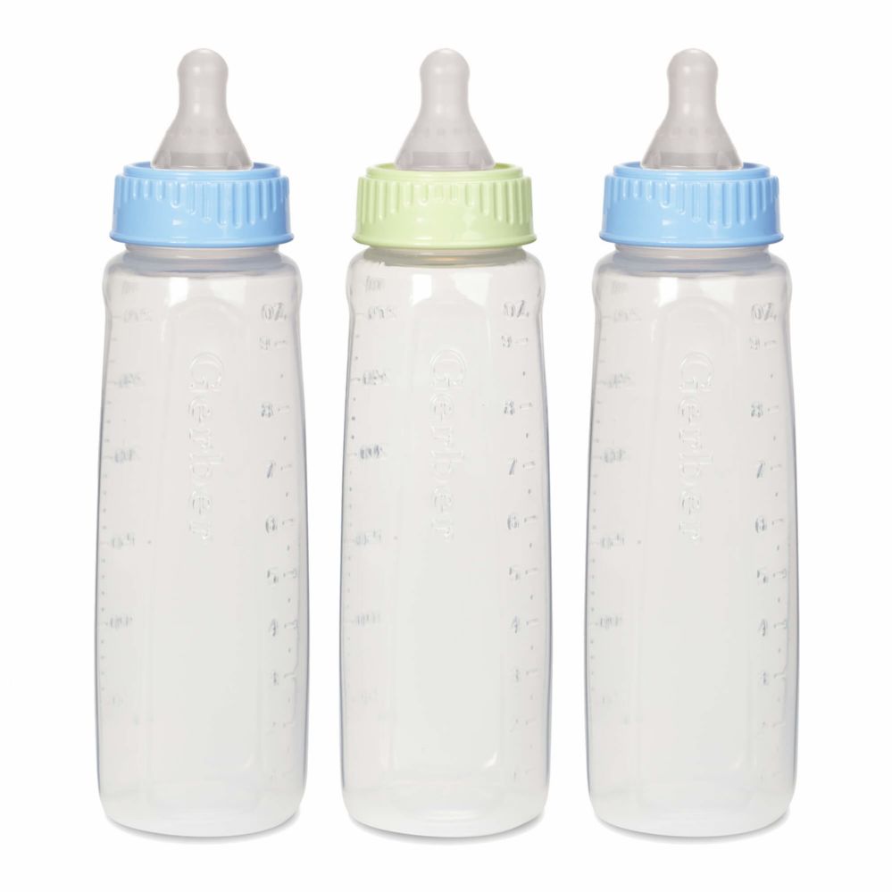 36 Wholesale Gerber Baby Bottle 9 Oz. Clear at