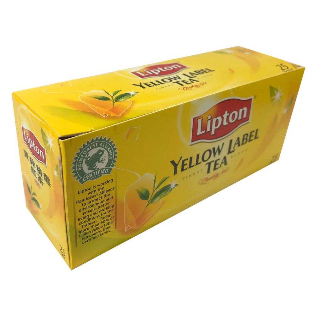 24 Wholesale Lipton Yellow 25 Ct Tea Bags 2 Gram at