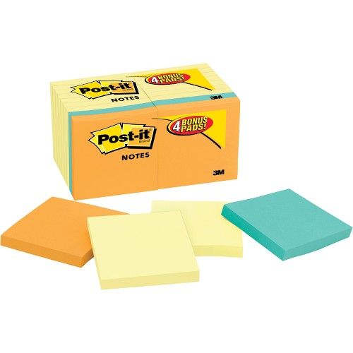 Wholesale PosTIt Notes Value Pack In Canary Yellow With 4 Free Pads In
