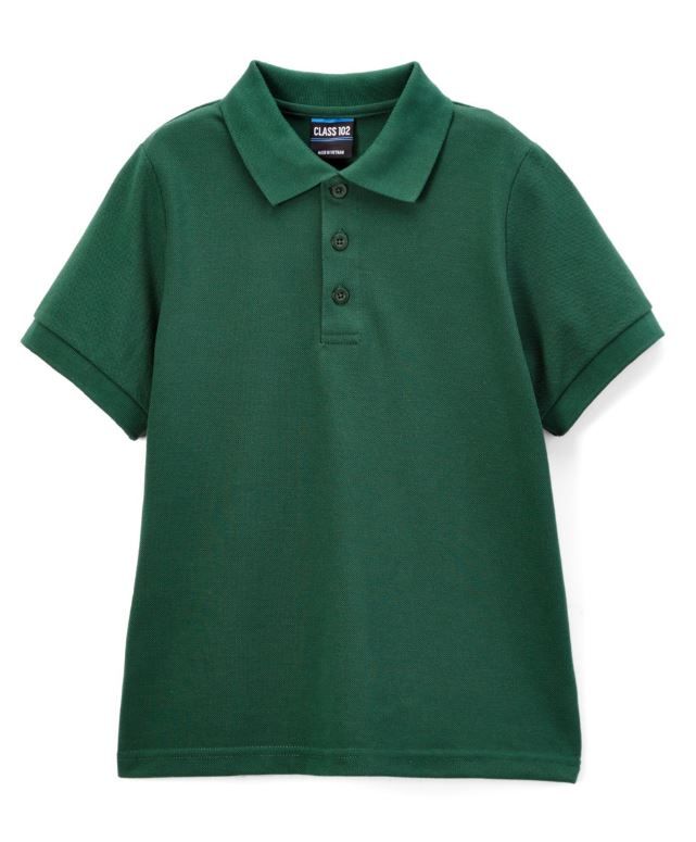 hunter green uniform polo
