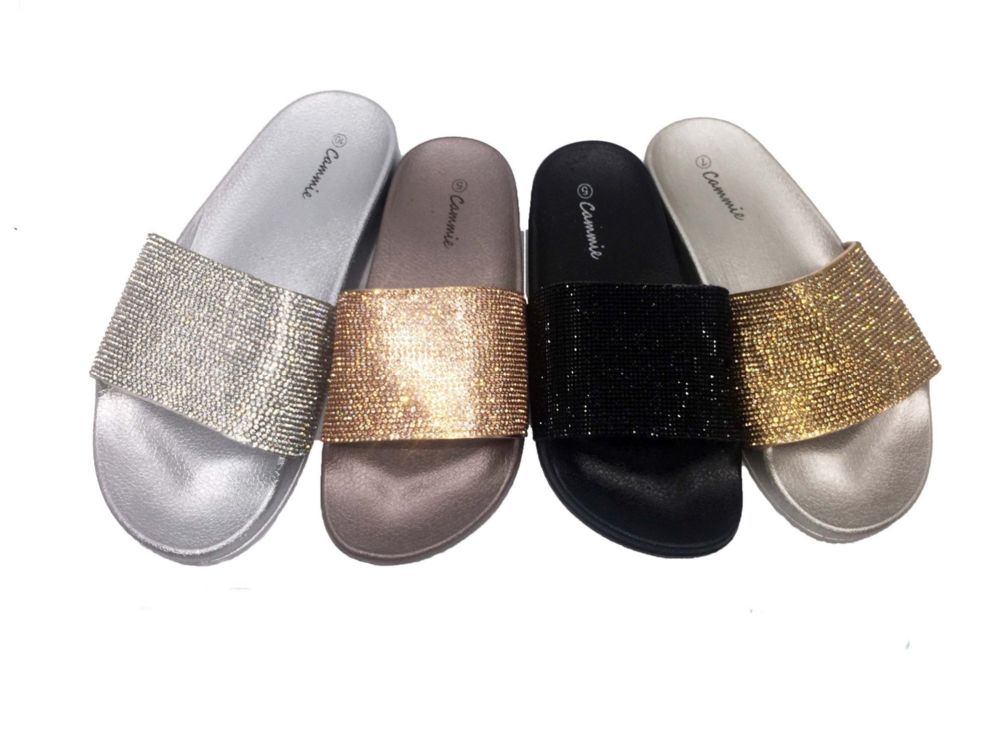 wholesale glitter sandals