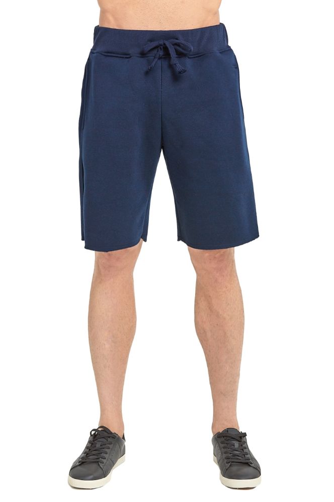 navy fleece shorts