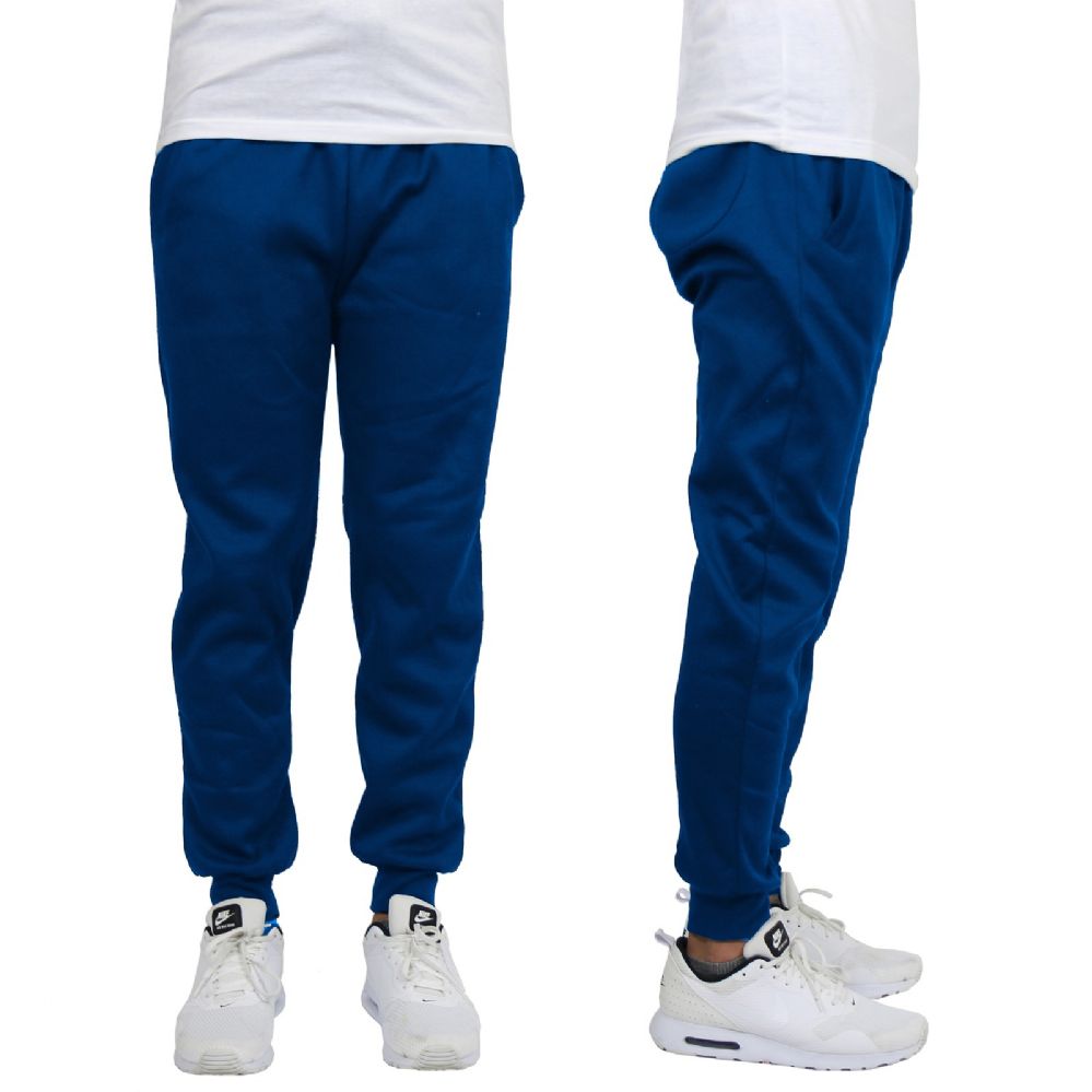 24 Wholesale Men's Heavy Weight Joggers In Royal Blue Size 2XL - at ...
