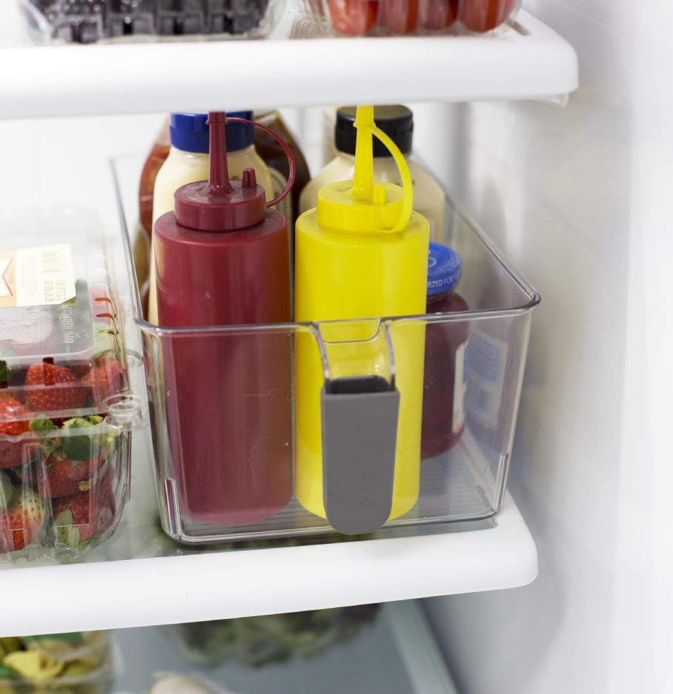 12 Wholesale Home Basics Large PulLOut Plastic Storage Bin With Soft Grip Handle, Clear at