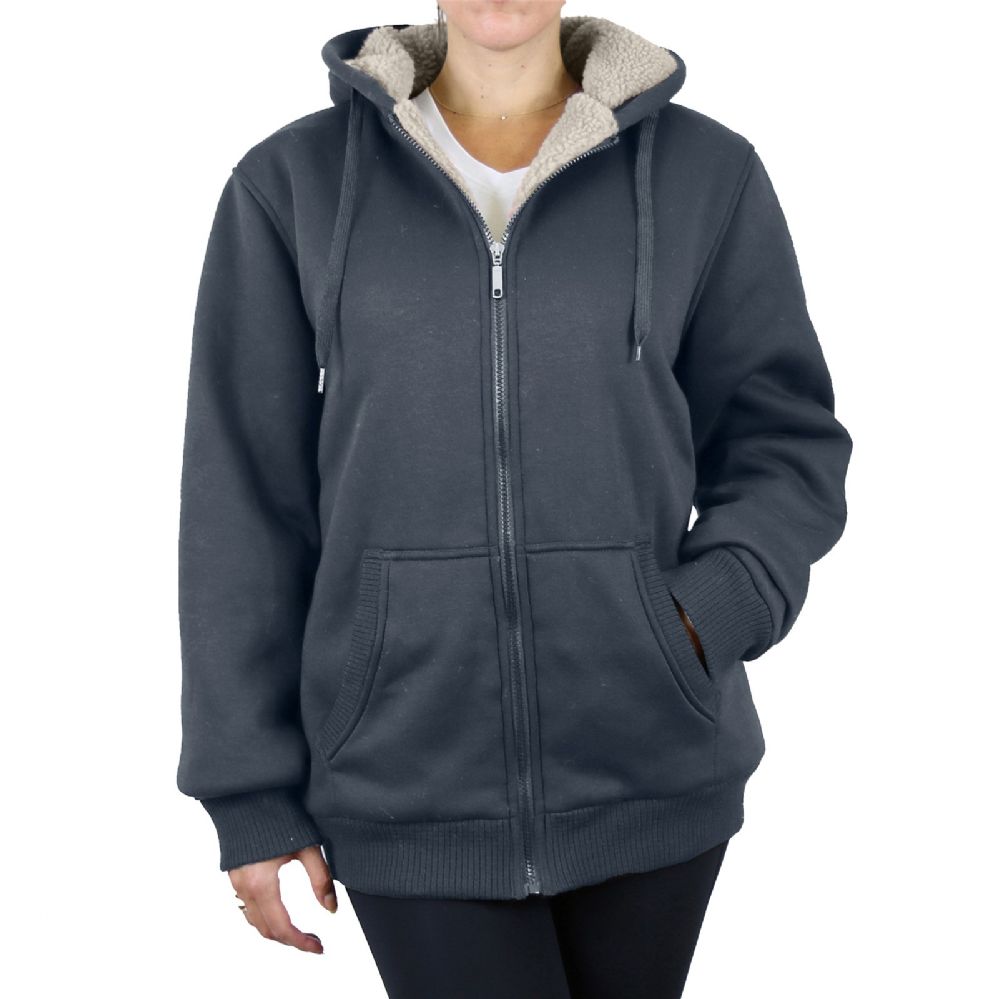 oversized full zip fleece