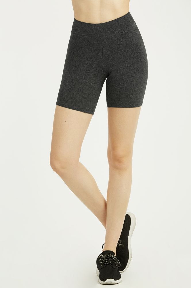 96 Wholesale Womens Cotton Short Leggings With Wide Waistband Size